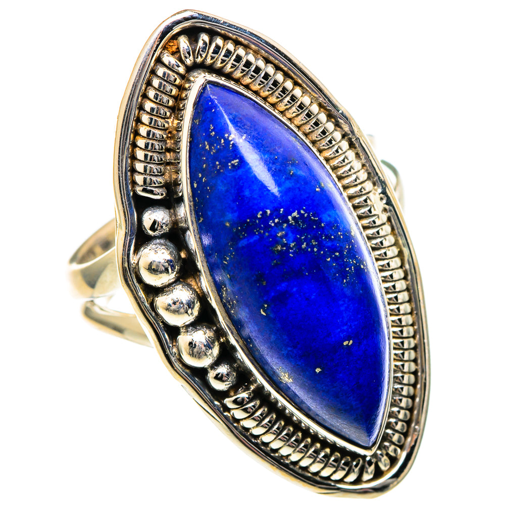 Lapis Lazuli Rings handcrafted by Ana Silver Co - RING99096