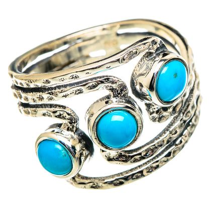 Sleeping Beauty Turquoise Rings handcrafted by Ana Silver Co - RING99097