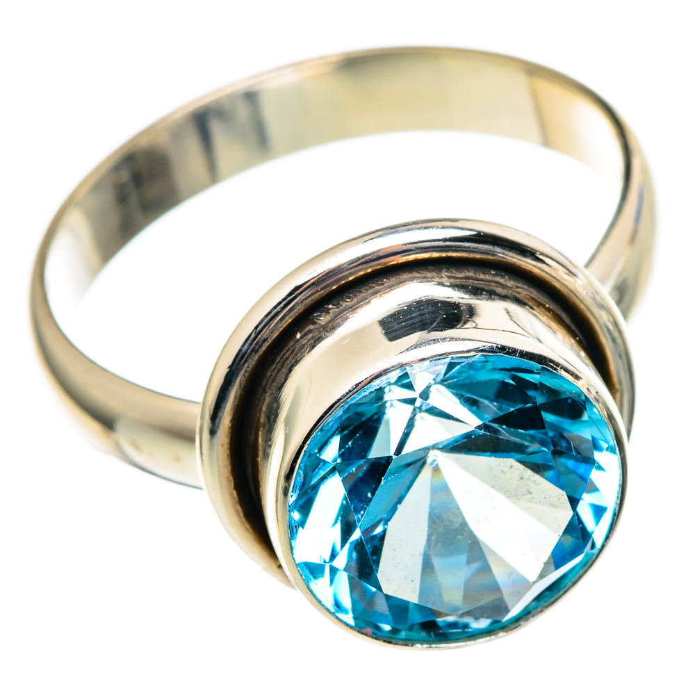 Blue Topaz Rings handcrafted by Ana Silver Co - RING99099
