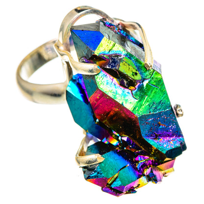 Titanium Sunshine Druzy Rings handcrafted by Ana Silver Co - RING99109