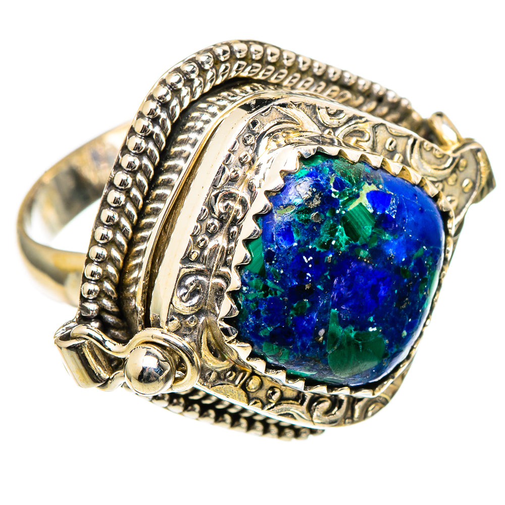Azurite Rings handcrafted by Ana Silver Co - RING99115