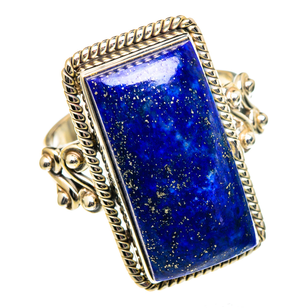 Lapis Lazuli Rings handcrafted by Ana Silver Co - RING99116