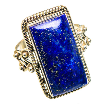 Lapis Lazuli Rings handcrafted by Ana Silver Co - RING99116