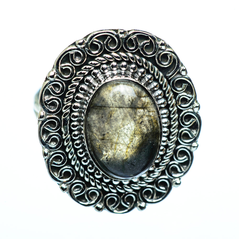 Labradorite Rings handcrafted by Ana Silver Co - RING991172