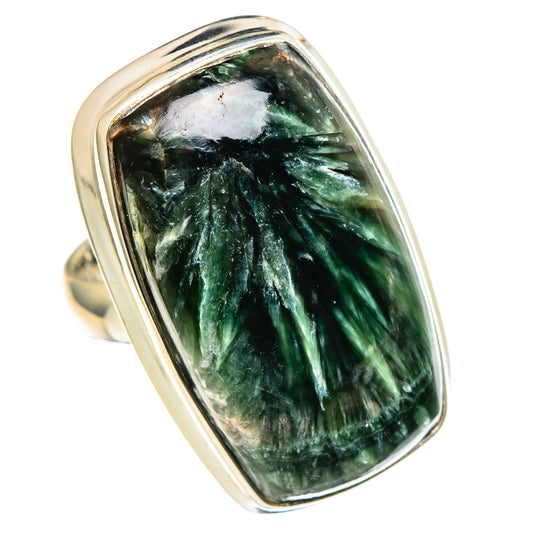 Seraphinite Rings handcrafted by Ana Silver Co - RING99125