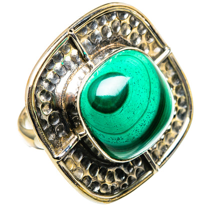 Malachite Rings handcrafted by Ana Silver Co - RING99128