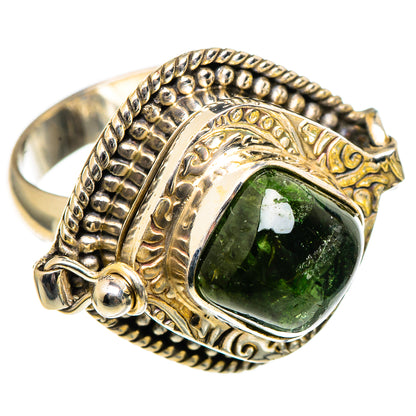 Green Tourmaline Rings handcrafted by Ana Silver Co - RING99130