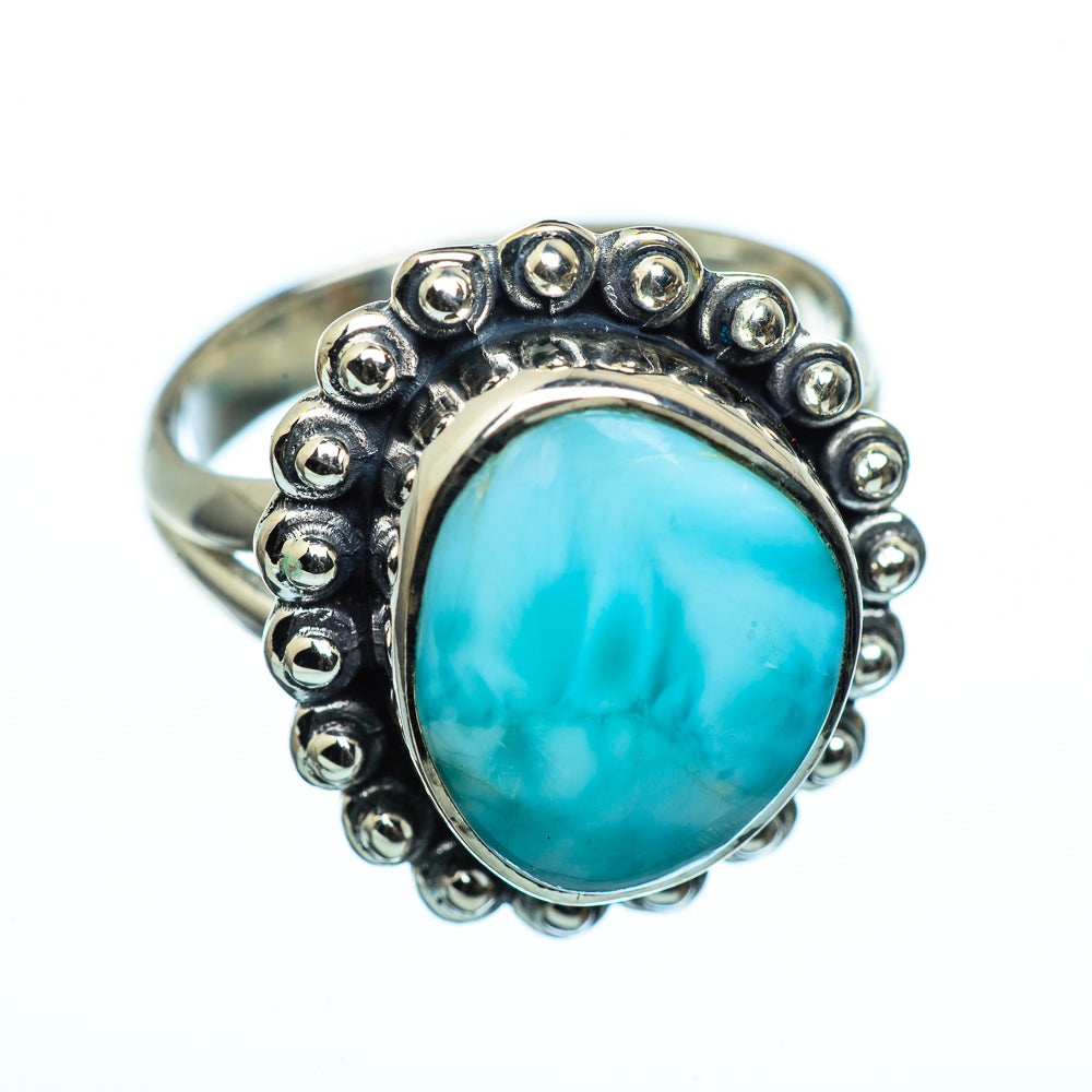 Larimar Rings handcrafted by Ana Silver Co - RING991359