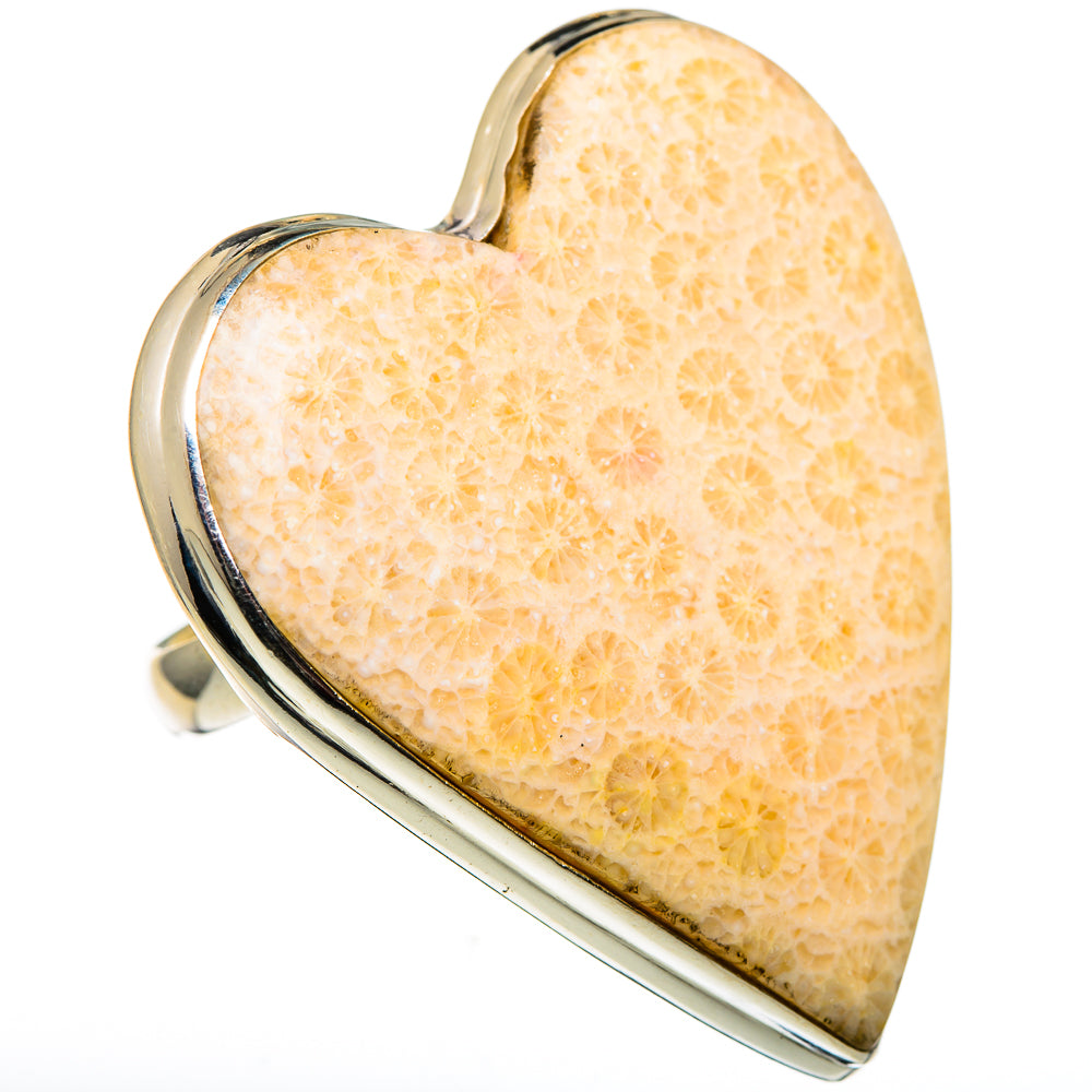 Scolecite Rings handcrafted by Ana Silver Co - RING99136