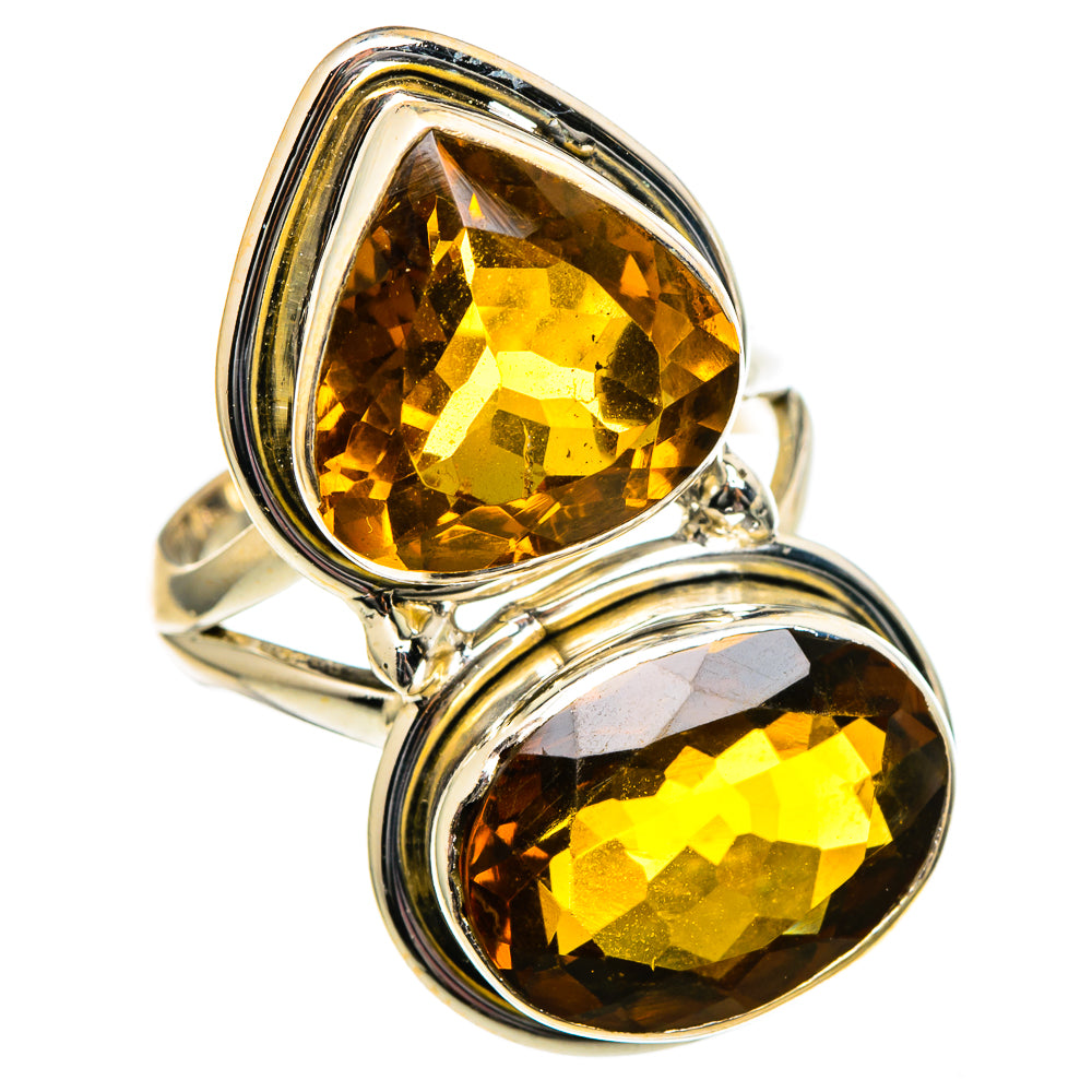 Mandarin Citrine Rings handcrafted by Ana Silver Co - RING99137