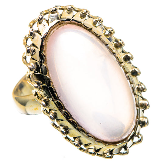 Rose Quartz Rings handcrafted by Ana Silver Co - RING99138