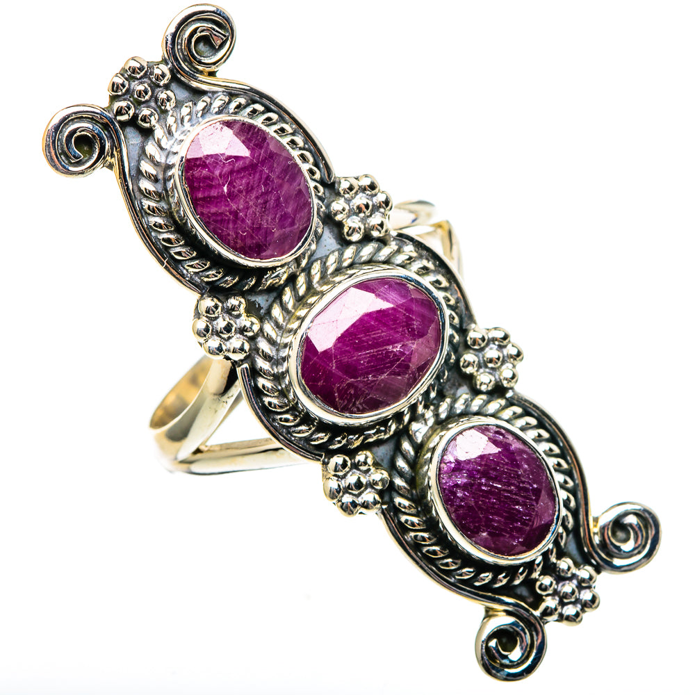 Ruby Rings handcrafted by Ana Silver Co - RING99140