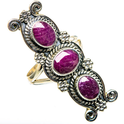 Ruby Rings handcrafted by Ana Silver Co - RING99140