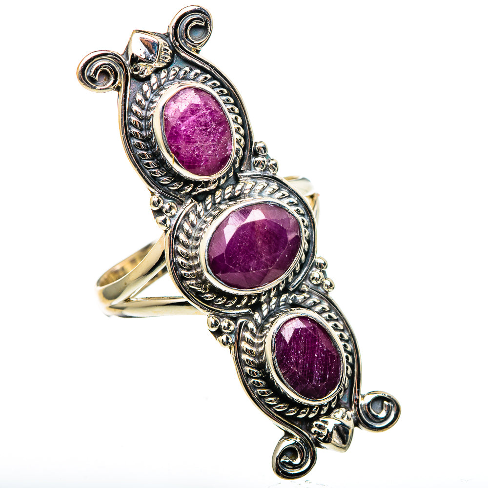 Ruby Rings handcrafted by Ana Silver Co - RING99141 - Photo 2