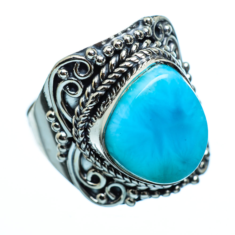 Larimar Rings handcrafted by Ana Silver Co - RING991424