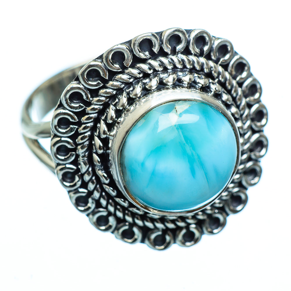 Larimar Rings handcrafted by Ana Silver Co - RING991533