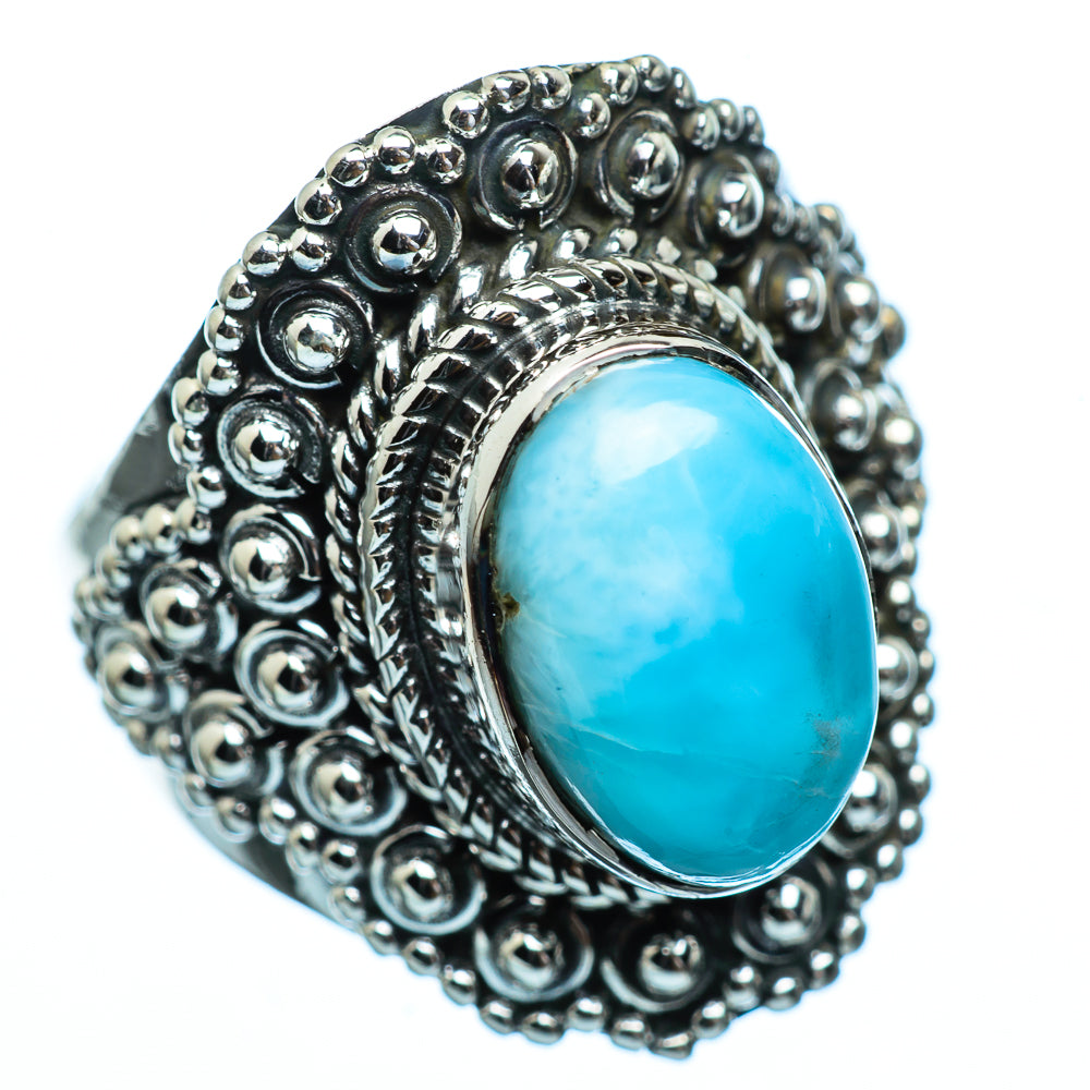 Larimar Rings handcrafted by Ana Silver Co - RING991605