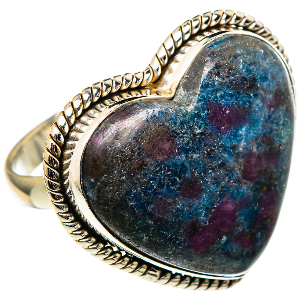 Ruby Fuchsite Rings handcrafted by Ana Silver Co - RING99165