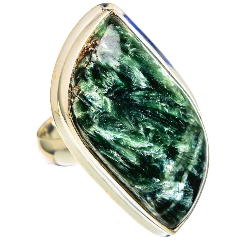 Seraphinite Rings handcrafted by Ana Silver Co - RING99166