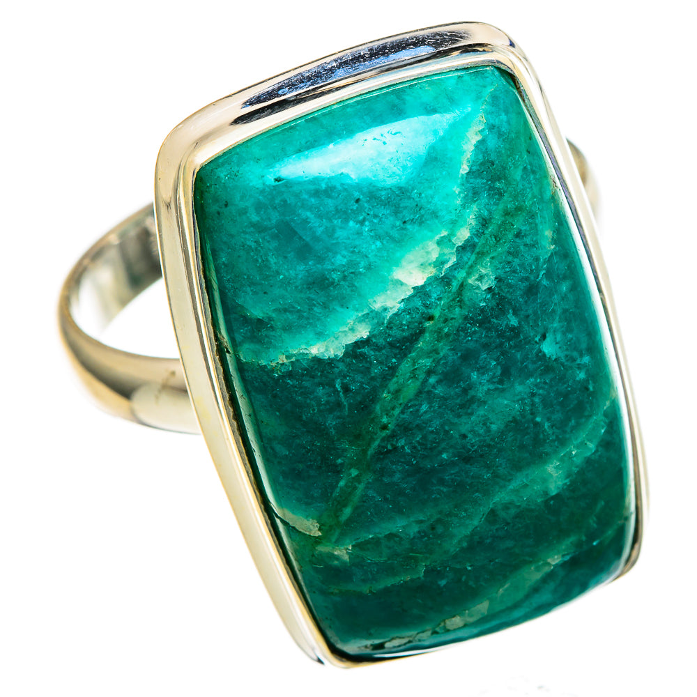 Amazonite Rings handcrafted by Ana Silver Co - RING99169 - Photo 2