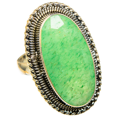 Green Aventurine Rings handcrafted by Ana Silver Co - RING99171