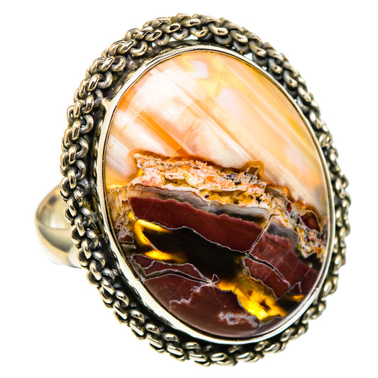 Butterfly Jasper Rings handcrafted by Ana Silver Co - RING99177
