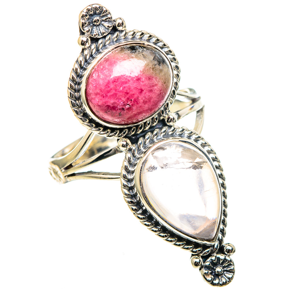Rhodonite Rings handcrafted by Ana Silver Co - RING99180