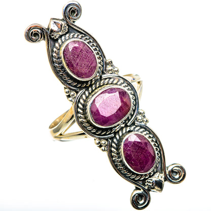 Ruby Rings handcrafted by Ana Silver Co - RING99183