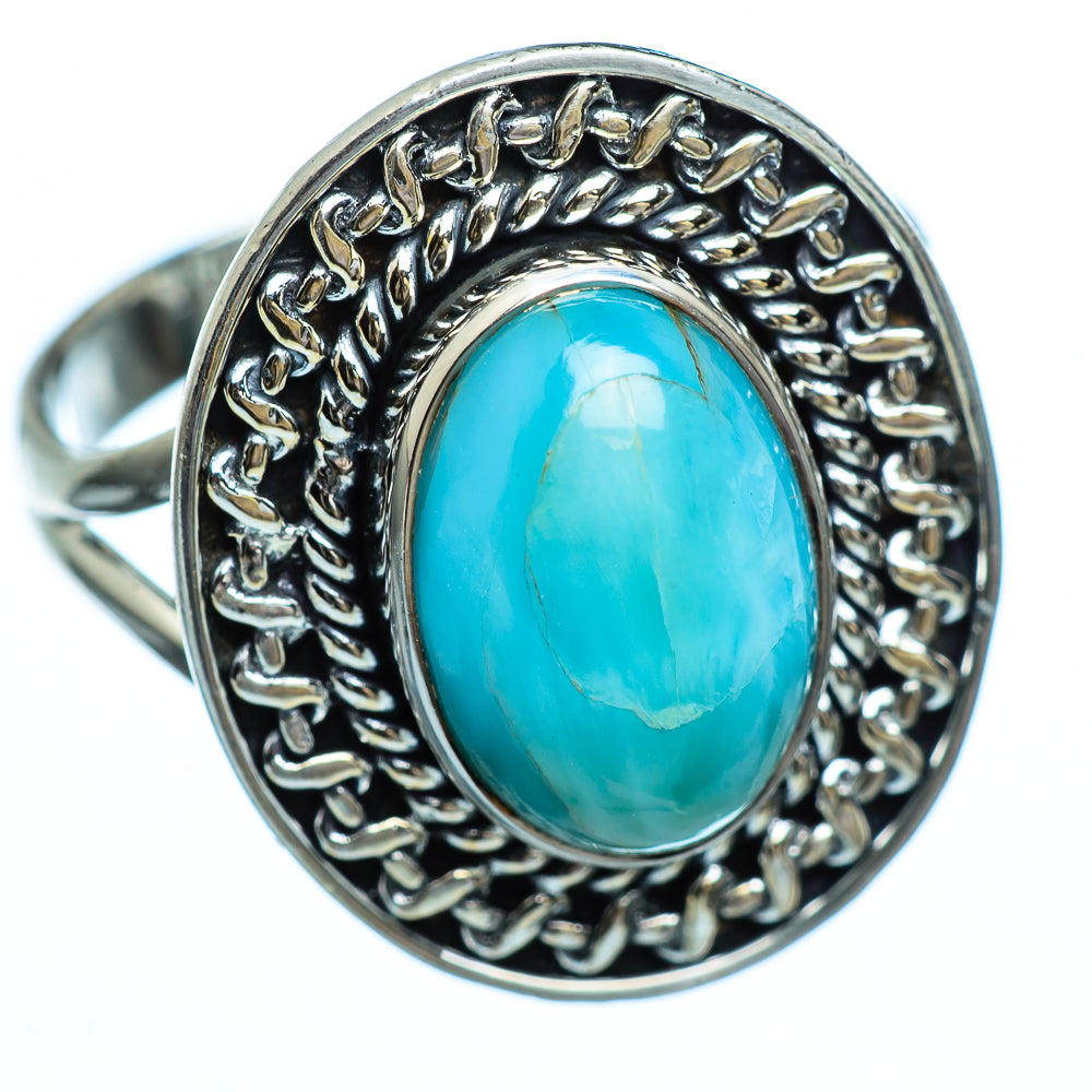 Larimar Rings handcrafted by Ana Silver Co - RING991848
