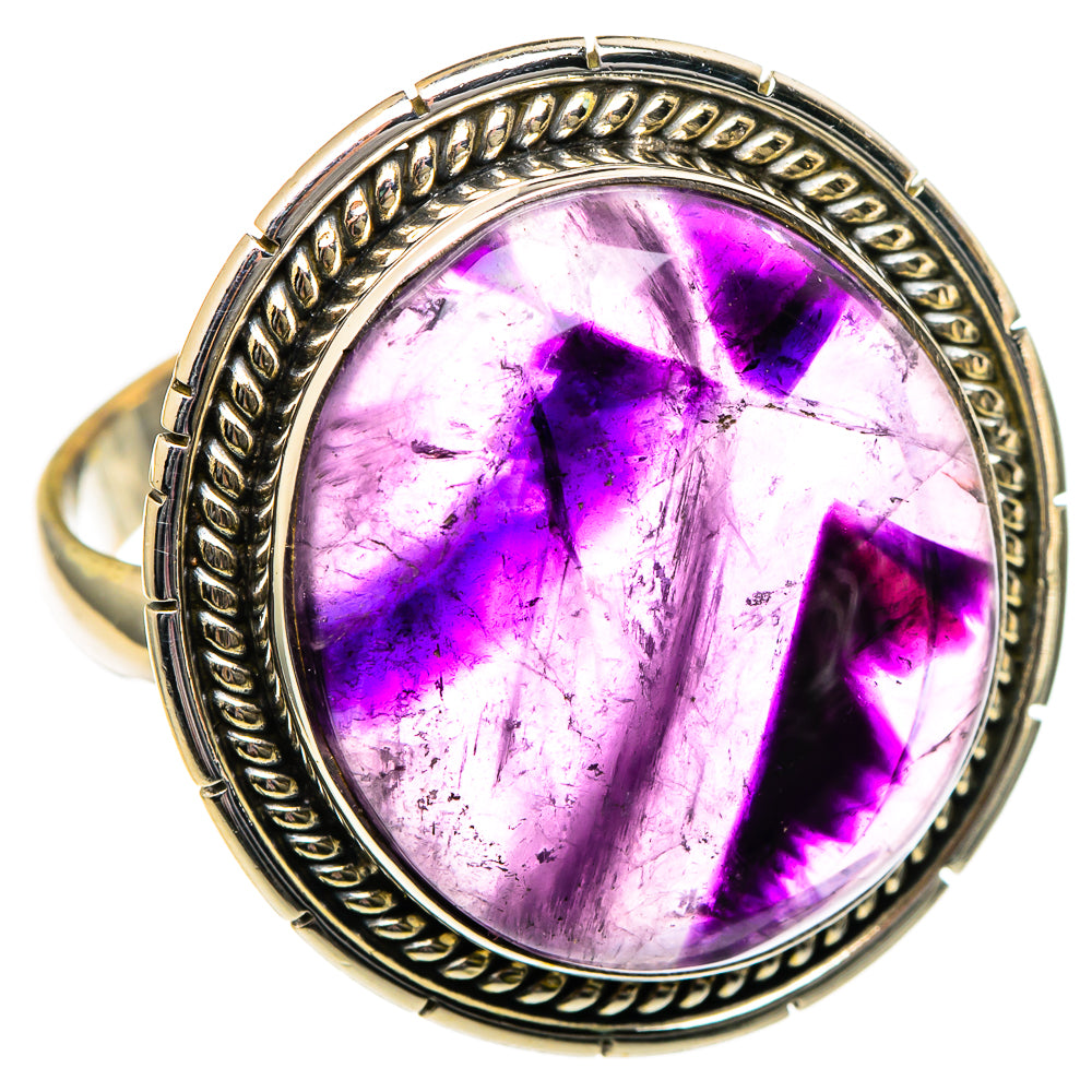 Star Amethyst Rings handcrafted by Ana Silver Co - RING99187