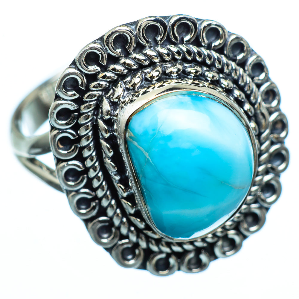 Larimar Rings handcrafted by Ana Silver Co - RING991882