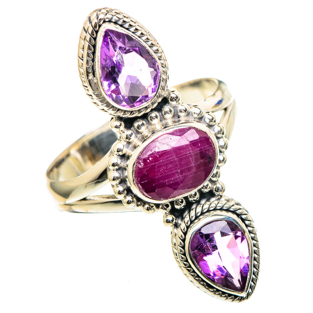 Ruby Rings handcrafted by Ana Silver Co - RING99194