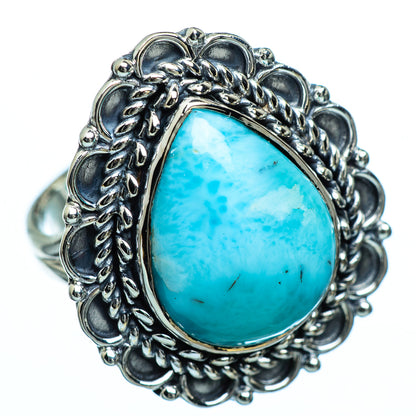 Larimar Rings handcrafted by Ana Silver Co - RING991961
