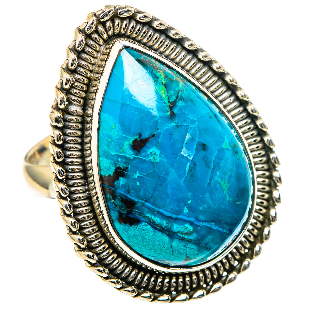 Chrysocolla Rings handcrafted by Ana Silver Co - RING99205