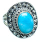 Larimar Rings handcrafted by Ana Silver Co - RING992061