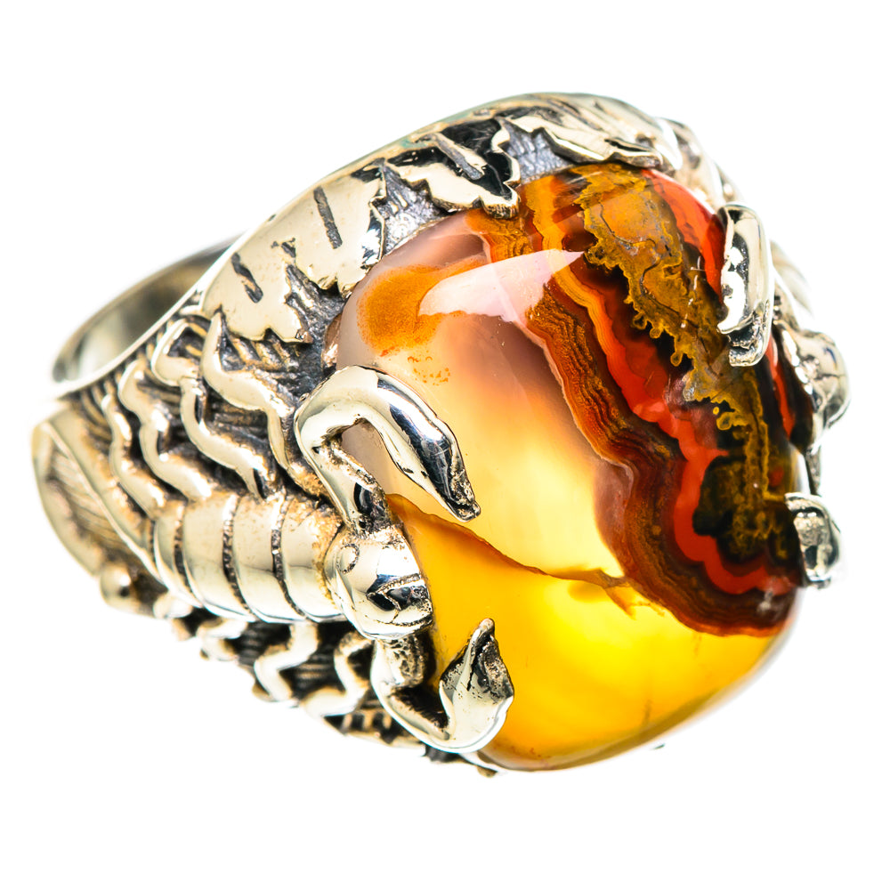 Moroccan Agate Rings handcrafted by Ana Silver Co - RING99213
