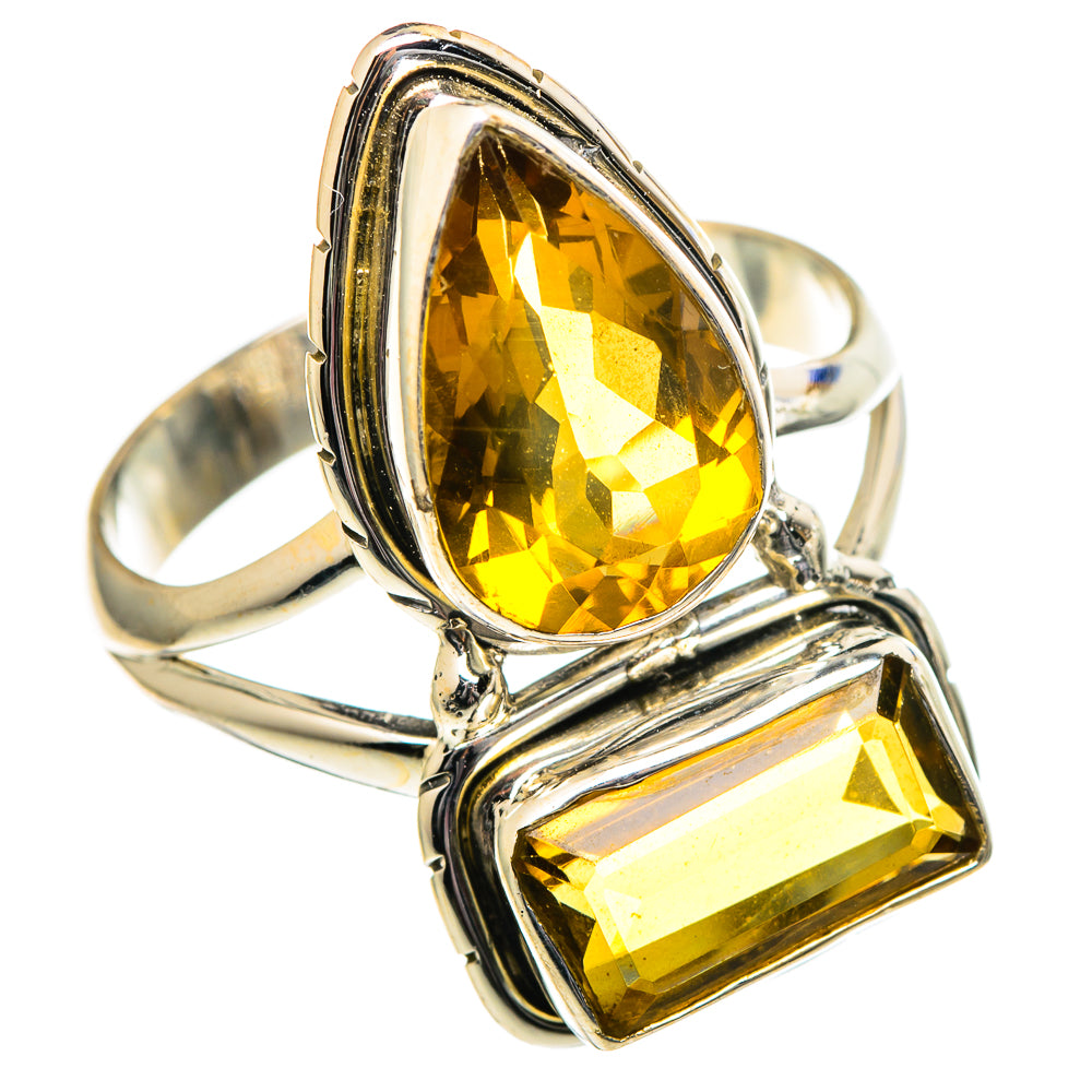 Citrine Rings handcrafted by Ana Silver Co - RING99217