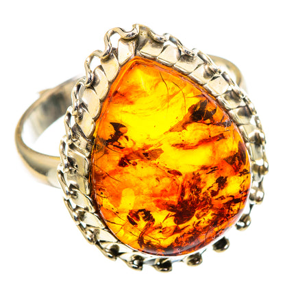 Baltic Amber Rings handcrafted by Ana Silver Co - RING99219