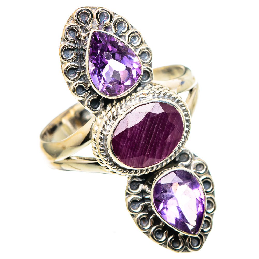 Ruby Rings handcrafted by Ana Silver Co - RING99225