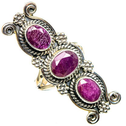 Ruby Rings handcrafted by Ana Silver Co - RING99233 - Photo 2