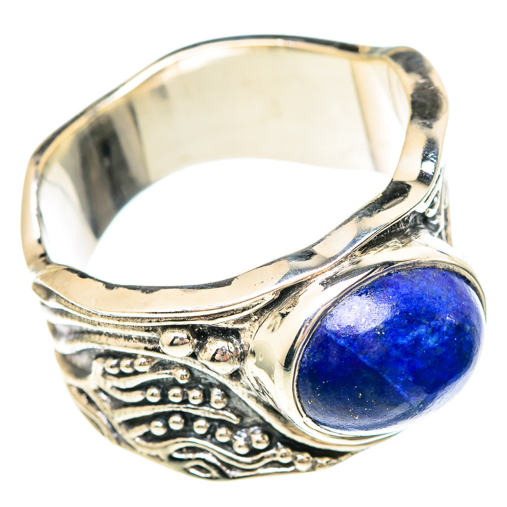 Lapis Lazuli Rings handcrafted by Ana Silver Co - RING99241 - Photo 2