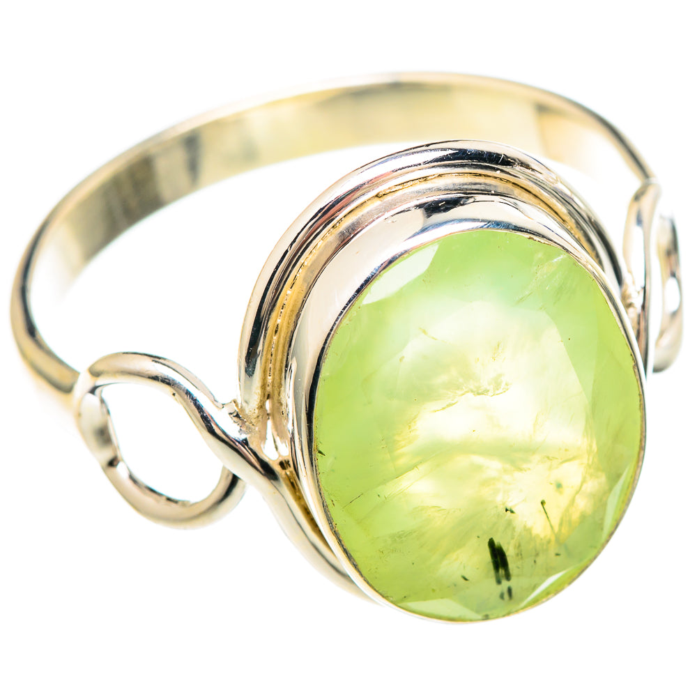 Prehnite Rings handcrafted by Ana Silver Co - RING99246 - Photo 2