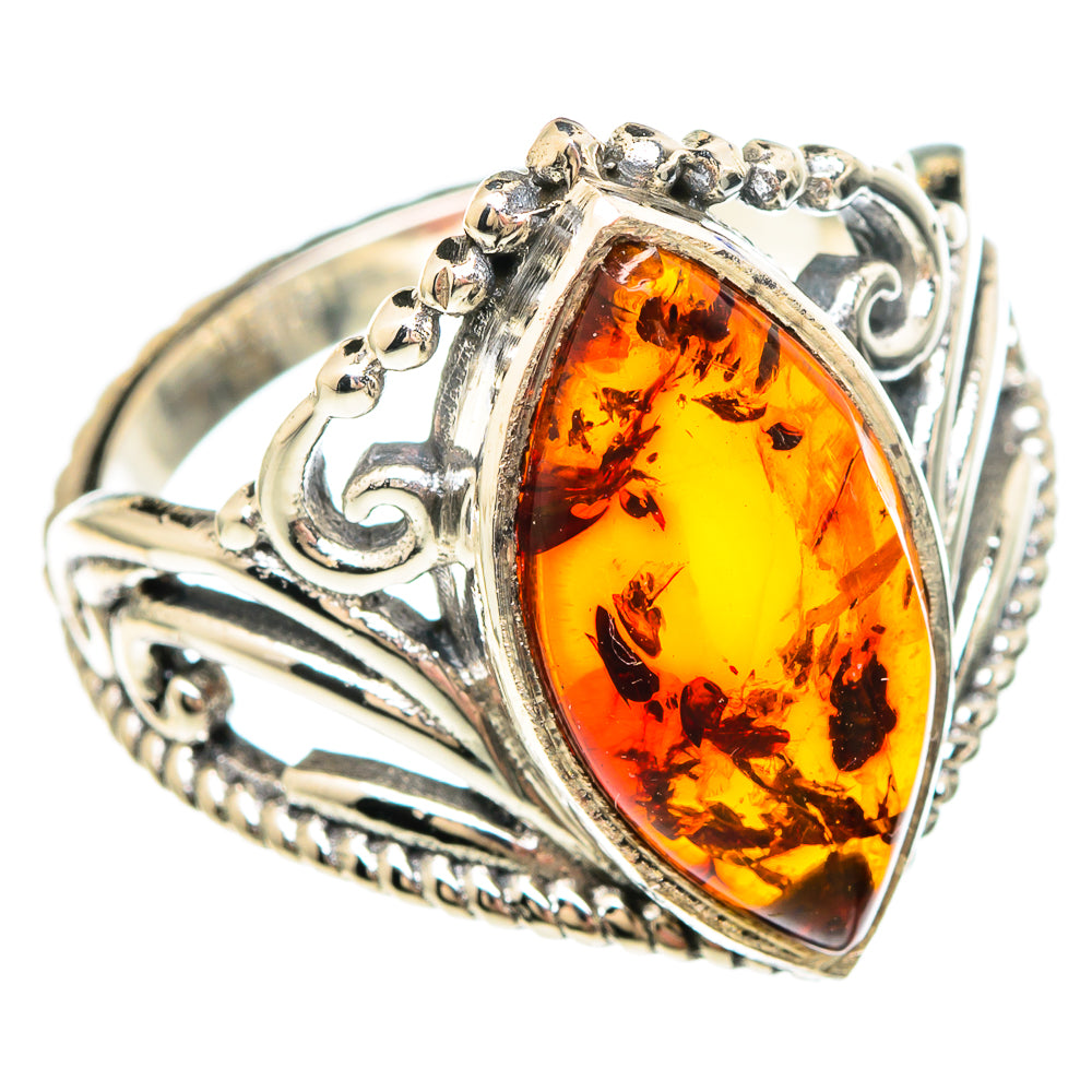 Baltic Amber Rings handcrafted by Ana Silver Co - RING99253