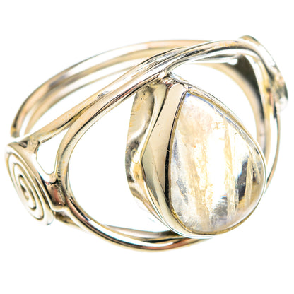 Rainbow Moonstone Rings handcrafted by Ana Silver Co - RING99271
