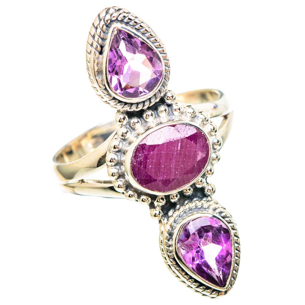 Ruby Rings handcrafted by Ana Silver Co - RING99273