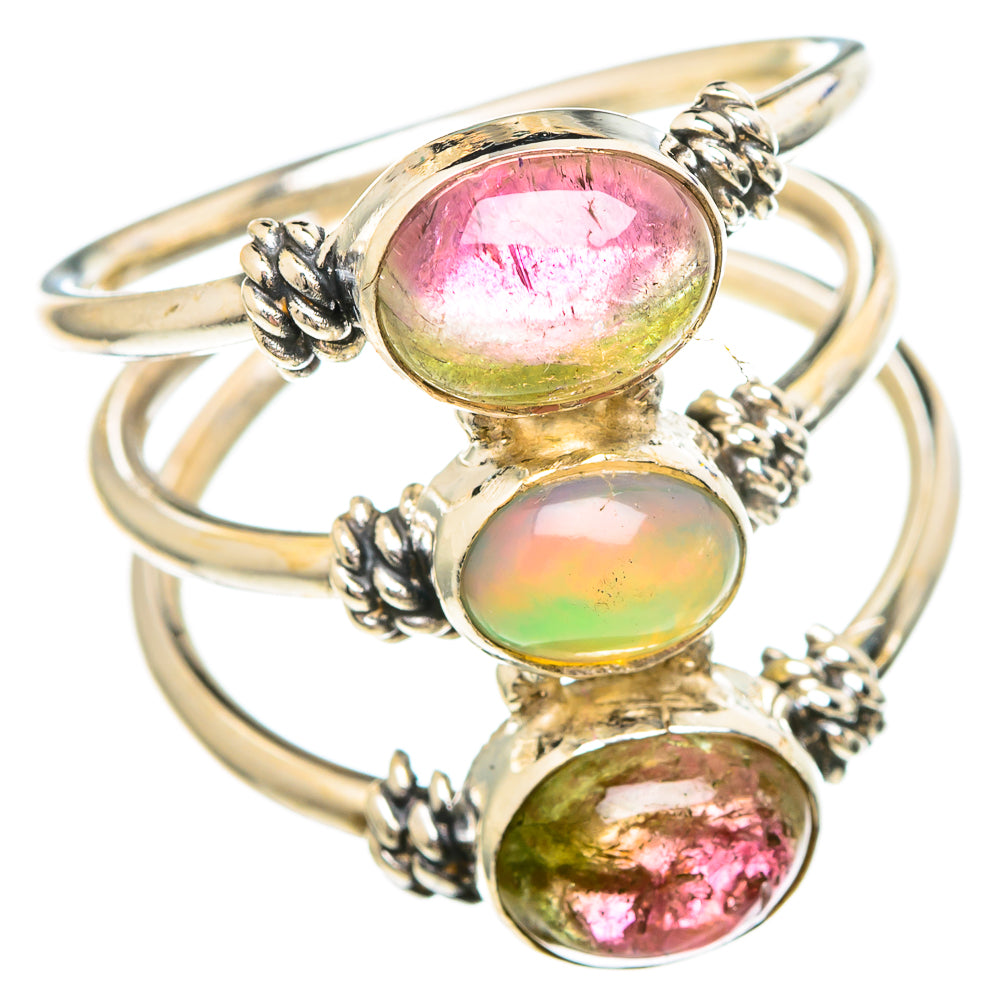 Ethiopian Opal Rings handcrafted by Ana Silver Co - RING99276