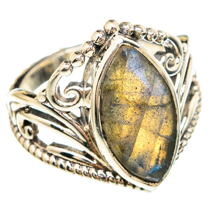 Labradorite Rings handcrafted by Ana Silver Co - RING99283