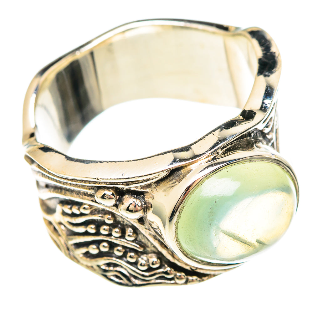 Prehnite Rings handcrafted by Ana Silver Co - RING99288 - Photo 2