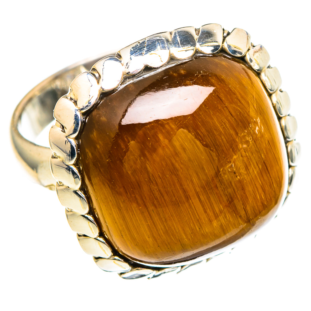 Tiger Eye Rings handcrafted by Ana Silver Co - RING99291