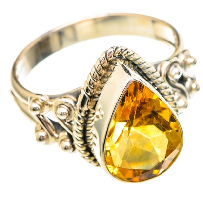 Citrine Rings handcrafted by Ana Silver Co - RING99293